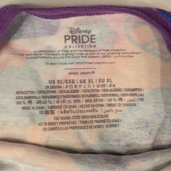 Disney Pride Official Spirit Jersey Disneyland Unisex XL Pride After Dark - Picture 7 of 7